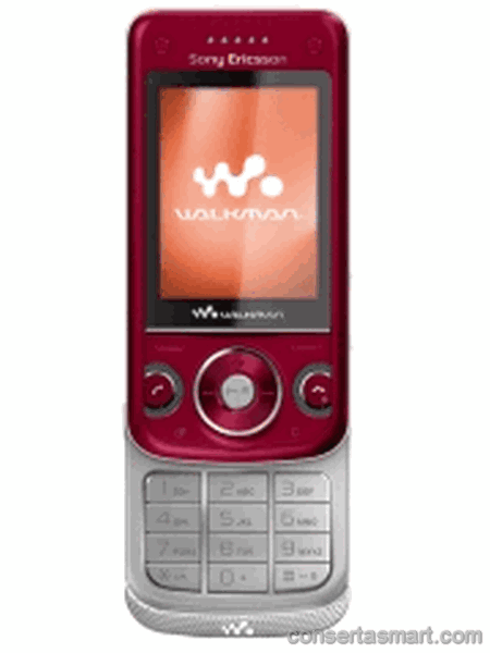 problema em aplicativo erros de software Sony Ericsson W760