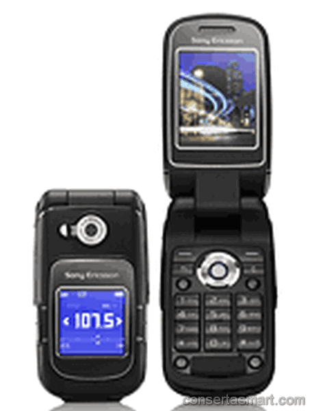 problema em aplicativo erros de software Sony Ericsson Z710i