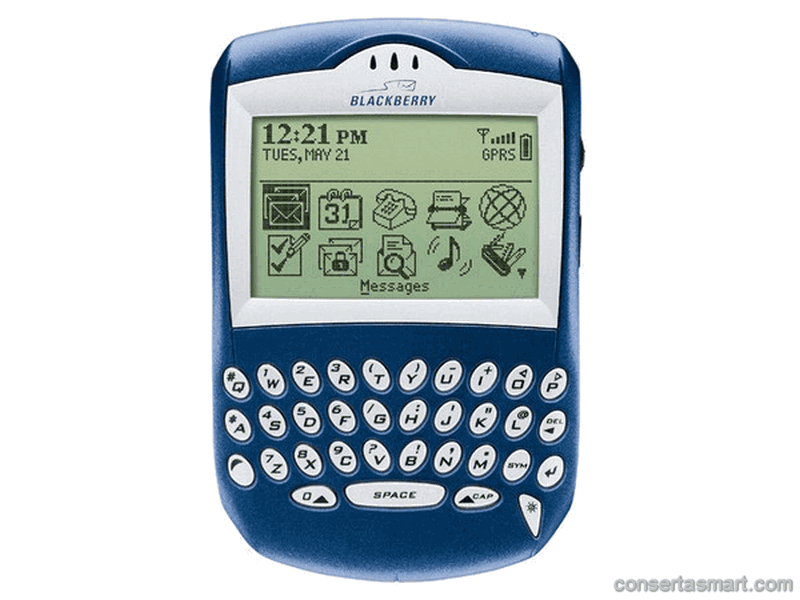 problemas no alto falante RIM Blackberry 6210