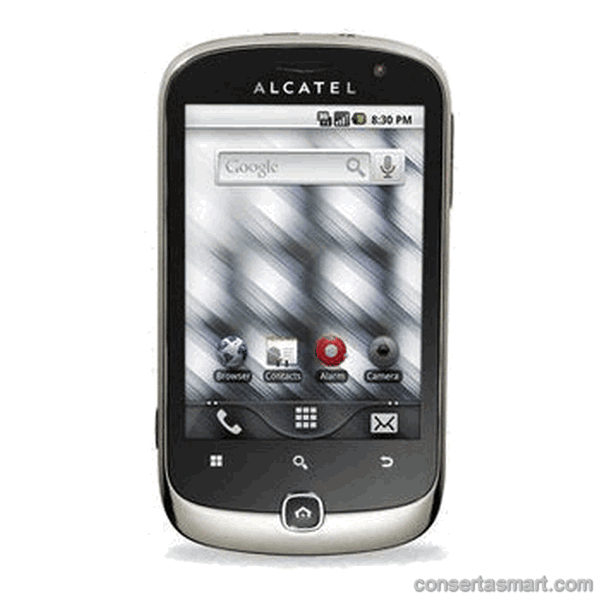 problemas no microfone Alcatel One Touch 990