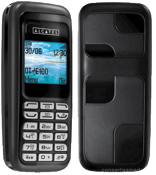 problemas no microfone Alcatel One Touch E100