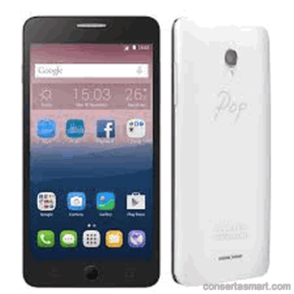 problemas no microfone Alcatel One touch Pop Star