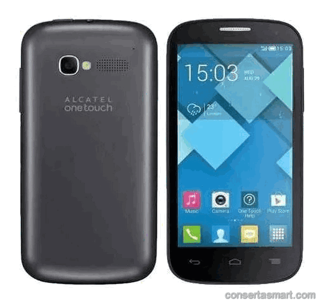 problemas no microfone Alcatel OneTouch POP C5