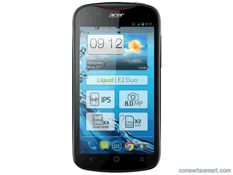 tela quebrada Acer Liquid E2