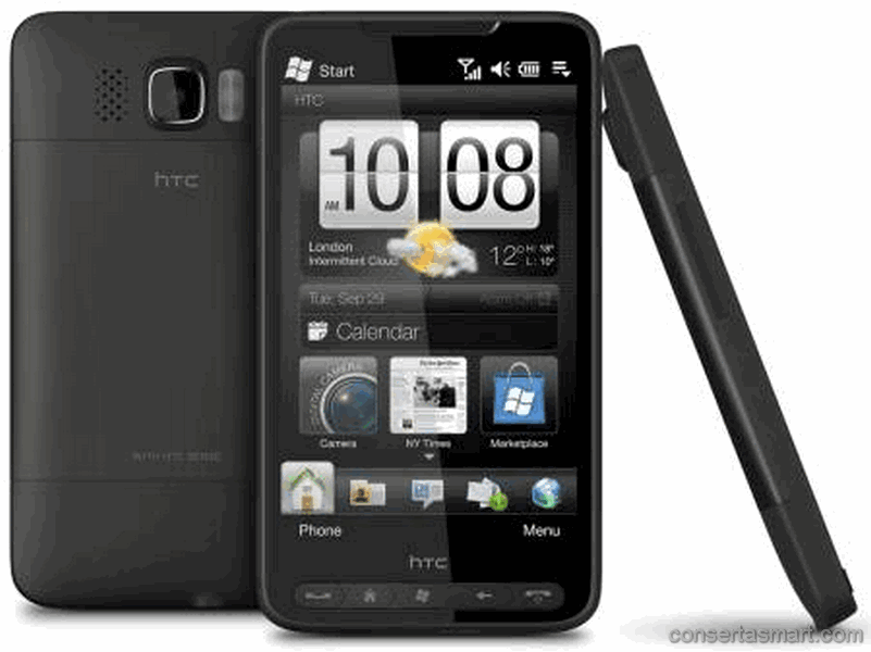 tela quebrada HTC Touch HD2