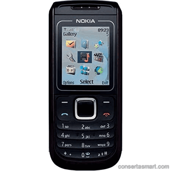 tela quebrada Nokia 1680 Classic