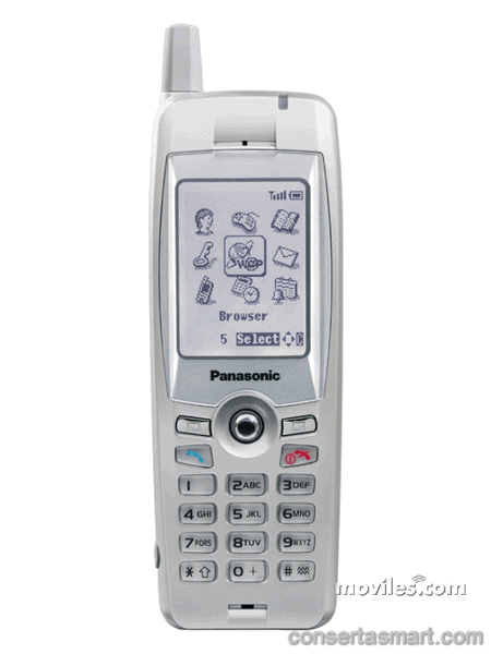 tela quebrada Panasonic GD 95