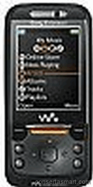 tela quebrada Sony Ericsson W850i