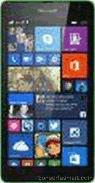 touchscreen não funciona ou está quebrado Microsoft Lumia 535