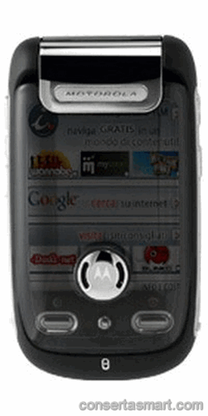 touchscreen não funciona ou está quebrado Motorola A1200e MOTOMING