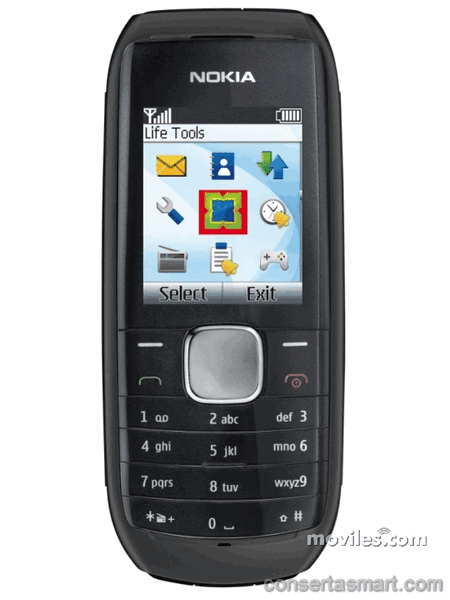 touchscreen não funciona ou está quebrado Nokia 1800
