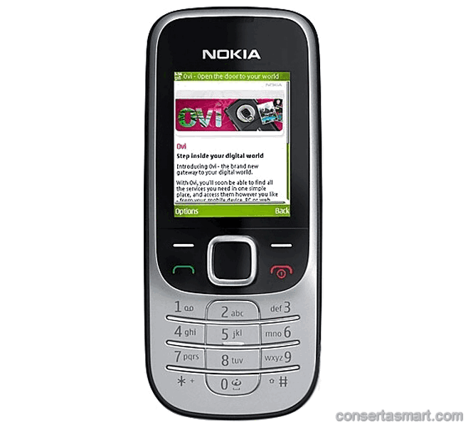 touchscreen não funciona ou está quebrado Nokia 2320 Classic