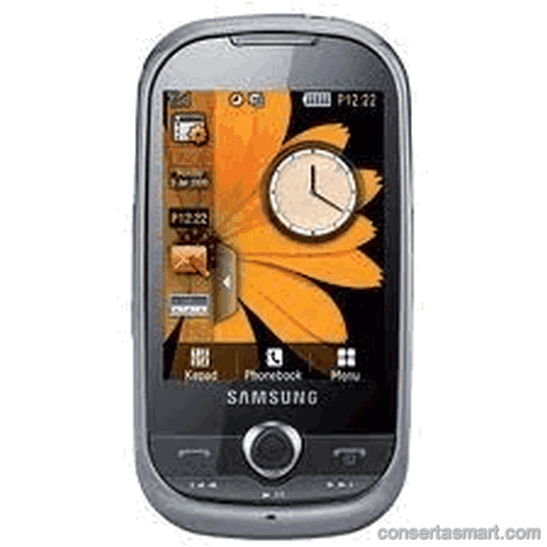 touchscreen não funciona ou está quebrado Samsung Corby M3710