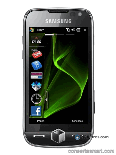 touchscreen não funciona ou está quebrado Samsung Omnia 2 i8000