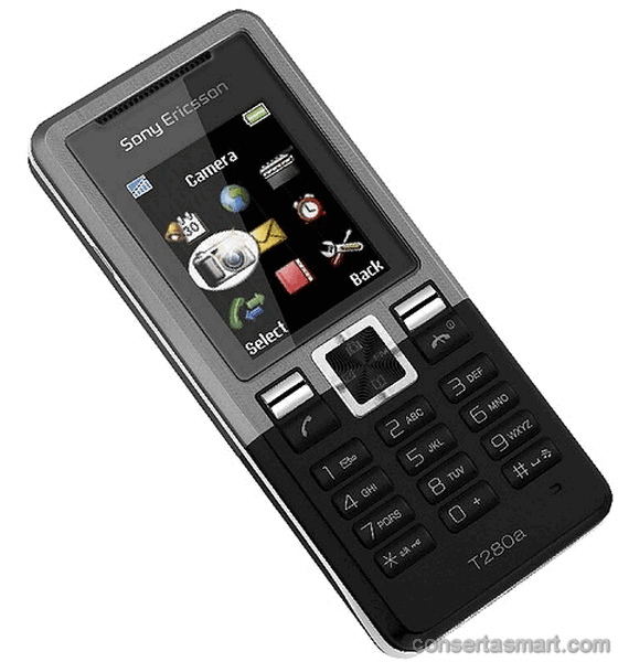 touchscreen não funciona ou está quebrado Sony Ericsson T280i