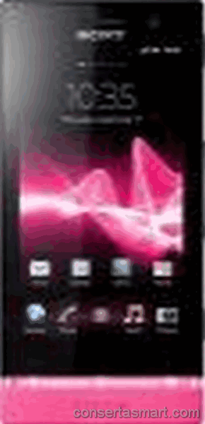 touchscreen não funciona ou está quebrado Sony Xperia U