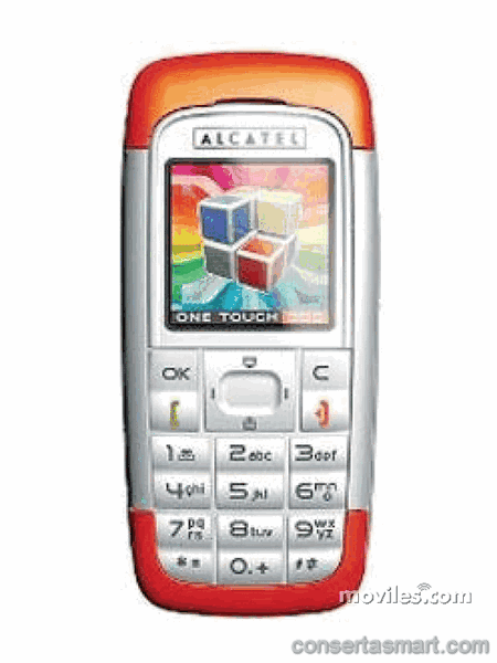 travado no logo Alcatel One Touch 355