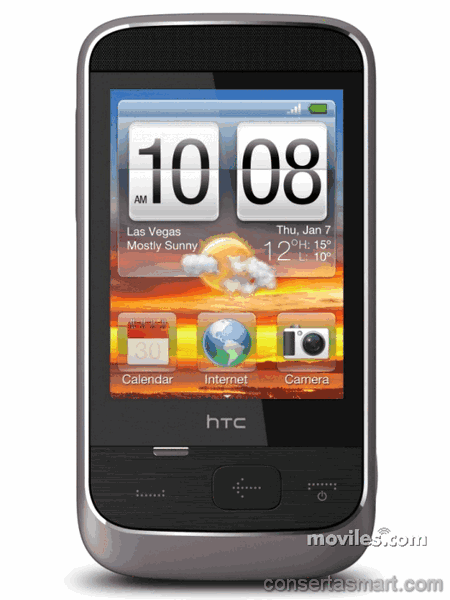 travado no logo HTC Smart