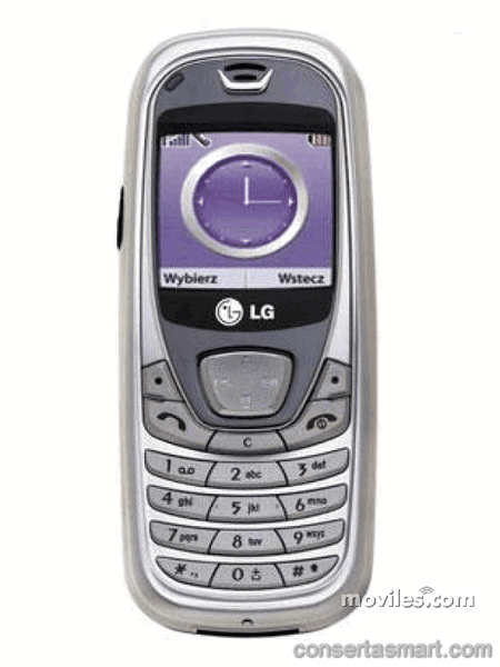 travado no logo LG B2050