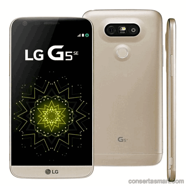 travado no logo LG G5