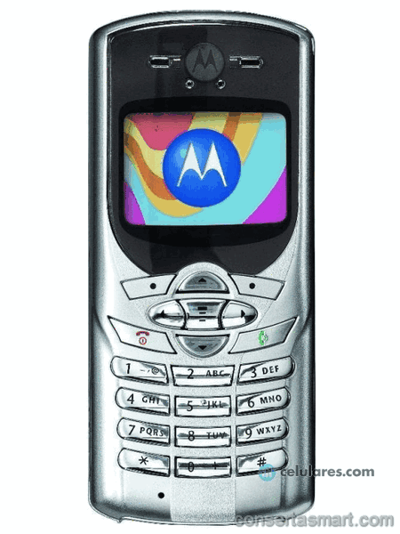travado no logo Motorola C350