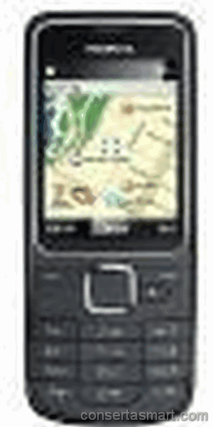 travado no logo Nokia 2710 Navigation Edition