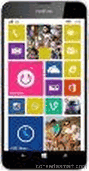 travado no logo Nokia Lumia 638