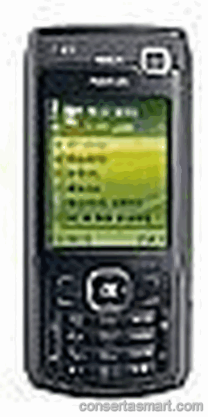travado no logo Nokia N70 Music Edition