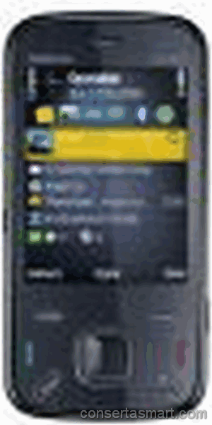 travado no logo Nokia N86 8MP