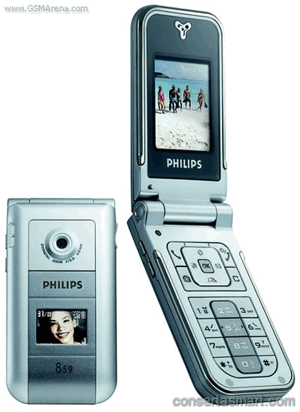 travado no logo Philips 859