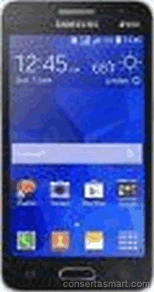 travado no logo Samsung Galaxy Core 2