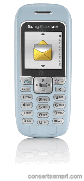 travado no logo Sony Ericsson J220i