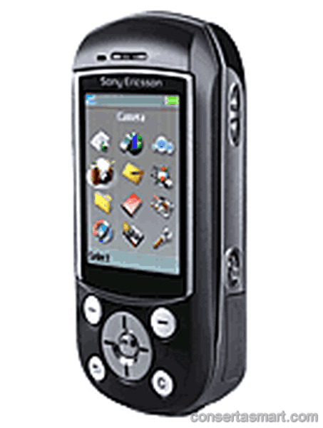 travado no logo Sony Ericsson S710A