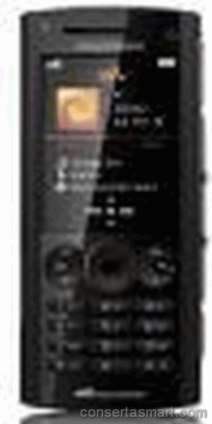 travado no logo Sony Ericsson W902