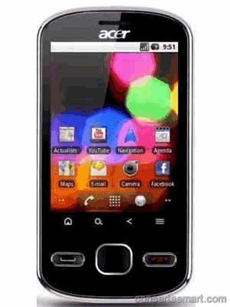 trocar tela Acer beTouch E140