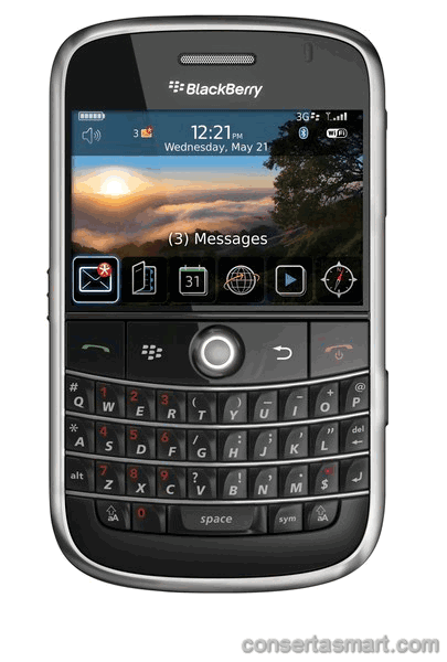 trocar tela BlackBerry Bold 9000