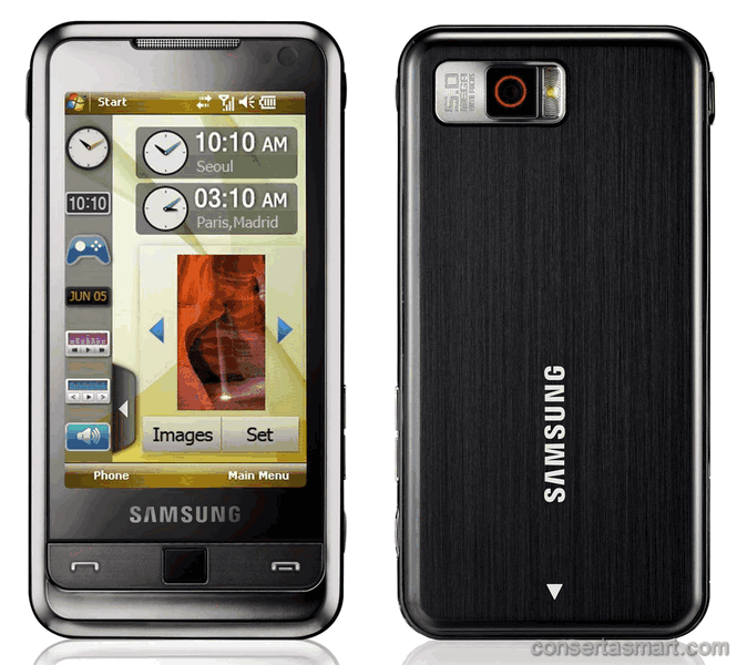 trocar tela Samsung SGH-i900 Omnia