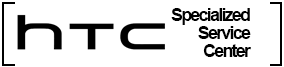 HTC Desire Z travado no logo